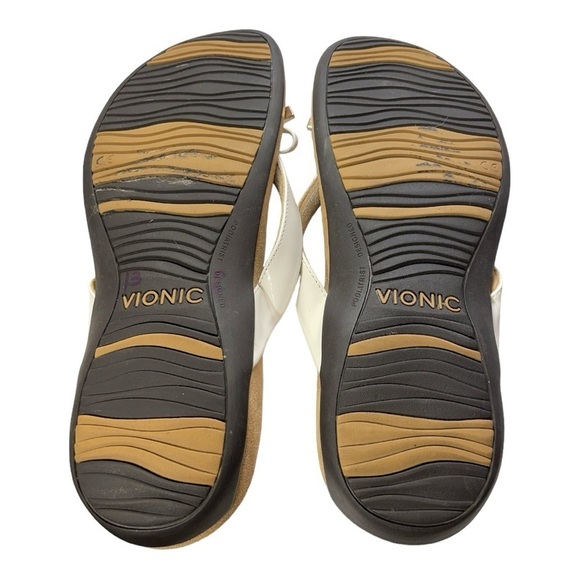 Vionic Flip Flop Bella I| Toe Post
Sandal w/ Bow
White Sz 10 - Picture 8 of 9